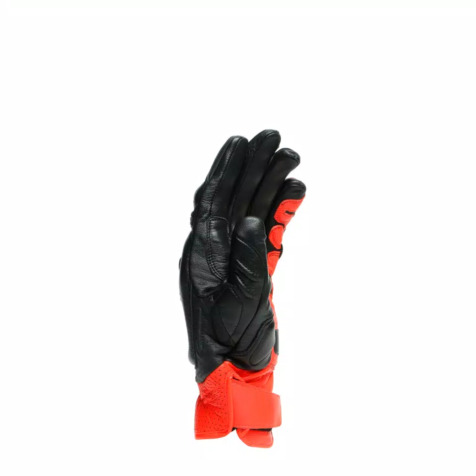 4-STROKE 2 - MEN'S MOTORCYCLE LEATHER GLOVES | BLACK/FLUO 4-STROKE 2 - MEN'S MOTORCYCLE LEATHER GLOVES | BLACK/FLUO