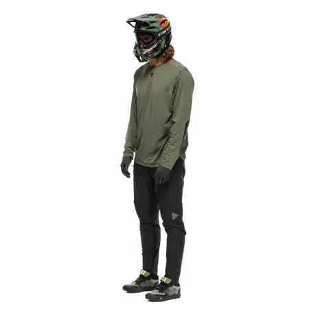 HG ROX JERSEY LS - MEN'S LONG SLEEVE BIKE T-SHIRT - GREEN - 4