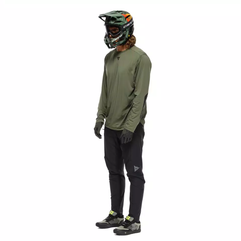 HG ROX JERSEY LS - MEN'S LONG SLEEVE BIKE T-SHIRT - GREEN - 4
