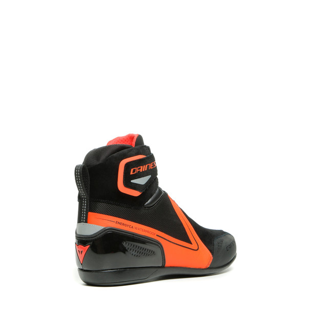 energyca-d-wp-scarpe-moto-impermeabili-uomo-black-fluo-red image number 2
