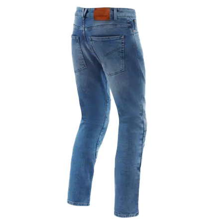 5-POCKET DENIM - REGULAR TAPSE MOTORFIETS JEANS - LIGHTBLUE - 2