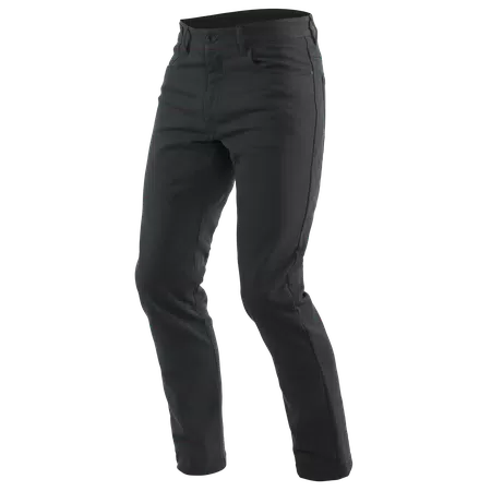CASUAL SLIM - MEN'S MOTORCYCLE PANTS IN FABRIC - BLACK - 1