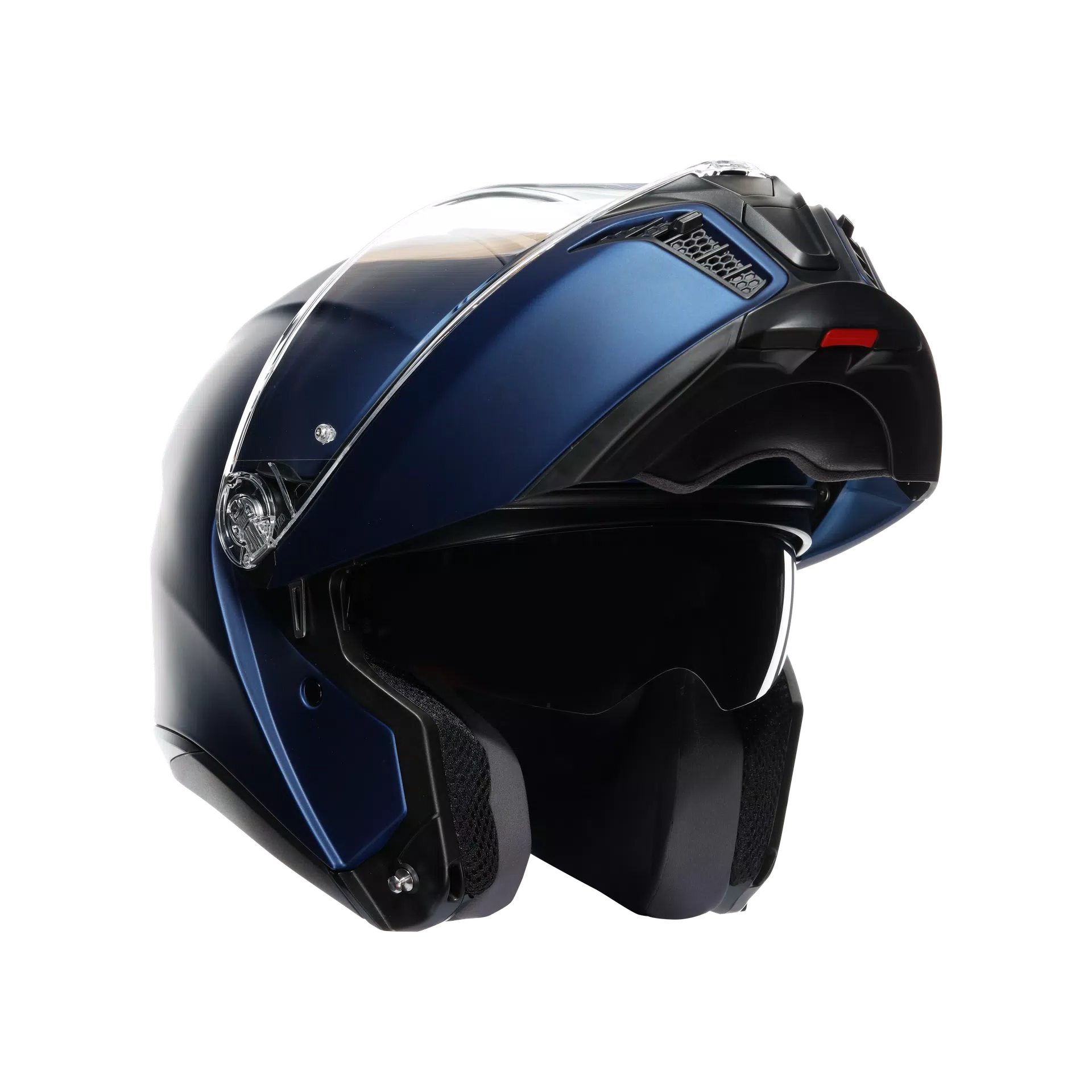 TOURMODULAR GALASSIA BLUE MATT - CASCO MOTO MODULARE E2206
