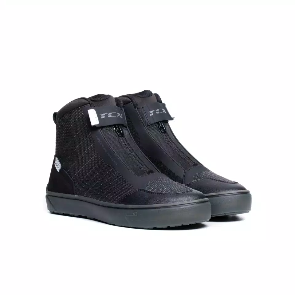 IKASU 2 WP ZAPATOS DE MOTO IMPERMEABLES HOMBRE - NEGRO/BLANCO -  - 1