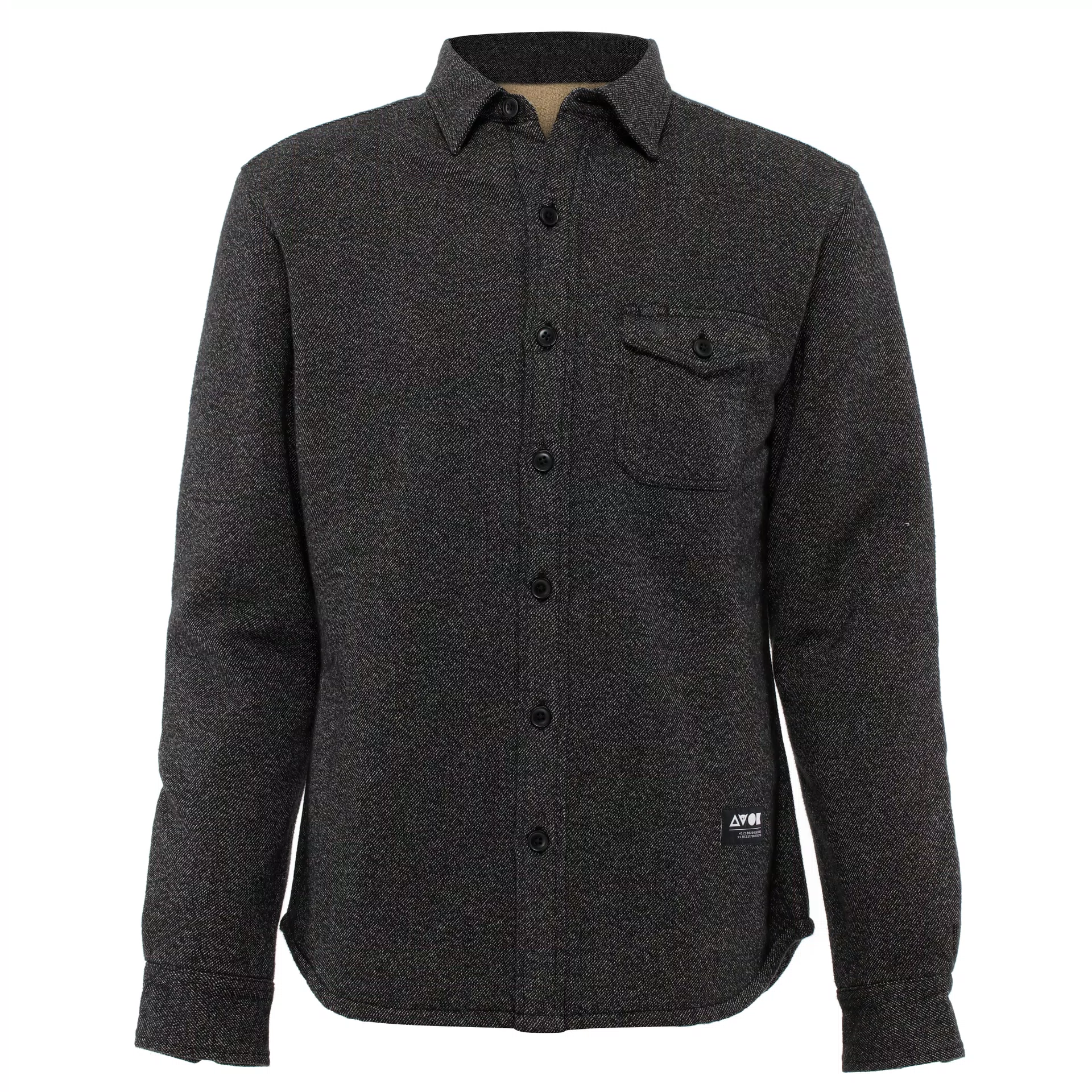 GIACCA CAMICIA IN TESSUTO TEDDY