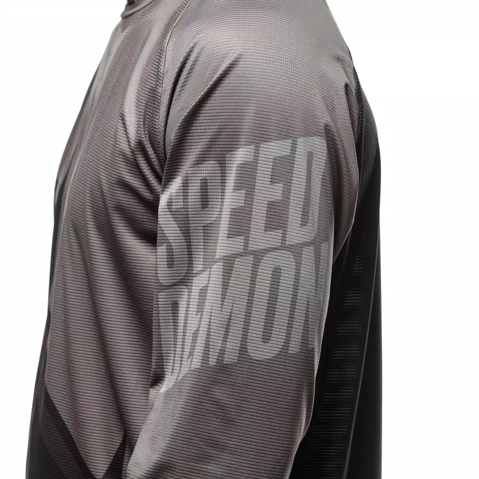 HG AER JERSEY LS - MAGLIA BICI MANICHE LUNGHE UOMO - BLACK/GREY - 7