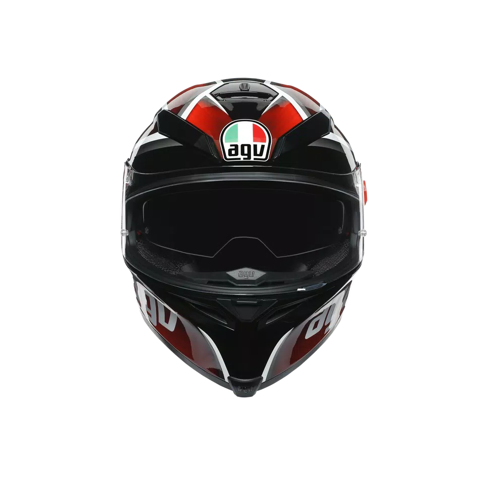 K5 S AGV E2205 MULTI MPLK - TEMPEST BLACK/RED -  - 4