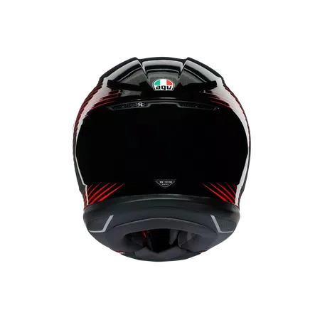 K6 AGV DOT(ECE) MULTI MPLK - RUSH BLACK/RED -  - 4