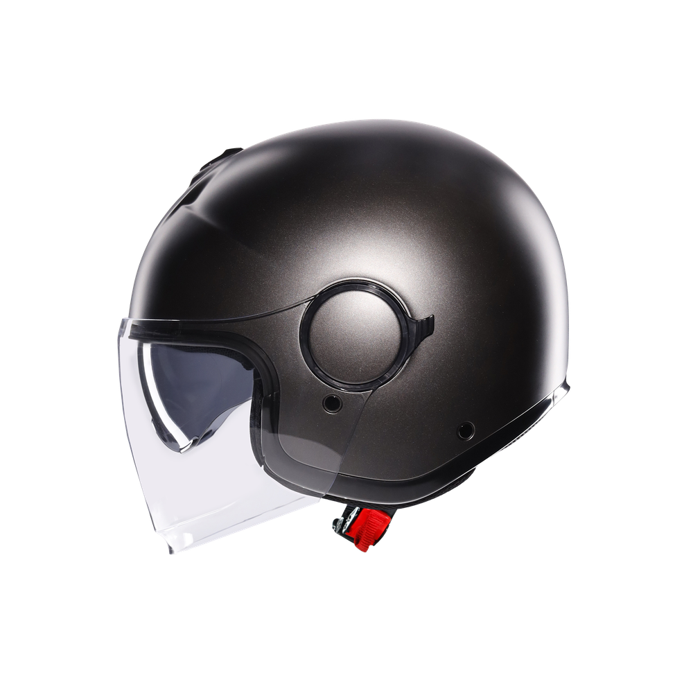 eteres-mono-matt-asfalto-grey-motorbike-open-face-helmet-e2206 image number 3