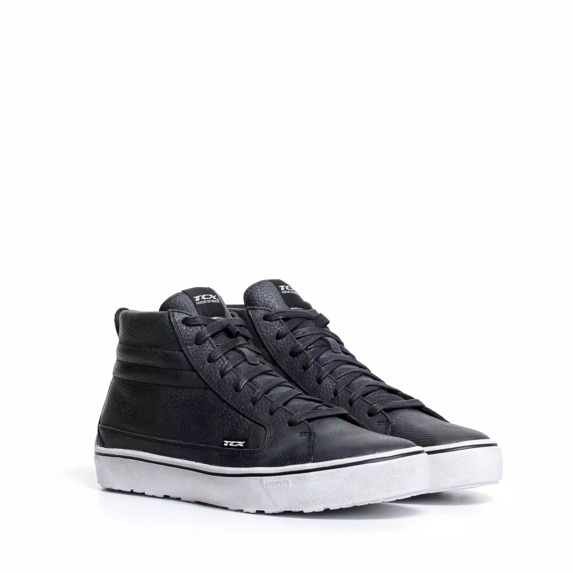 STREET 3 WP SNEAKER MOTO IMPERMEABILI UOMO - NERO/NERO/BIANCO