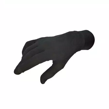 MOTORCYCLE SILK UNDERGLOVE - BLACK - 1