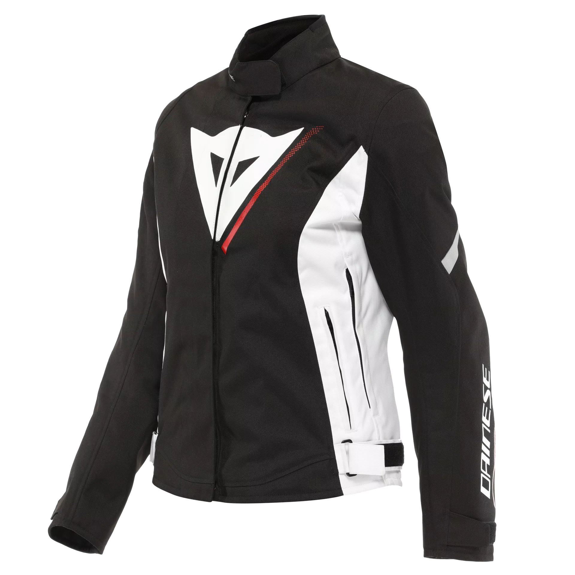 VELOCE D DRY WOMEN S WATERPROOF MOTORCYCLE JACKET BLACK WHITE LAVA RED Dainese