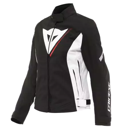 VELOCE D-DRY®- WOMEN'S WATERPROOF MOTORCYCLE JACKET - BLACK/WHITE/LAVA-RED - 1