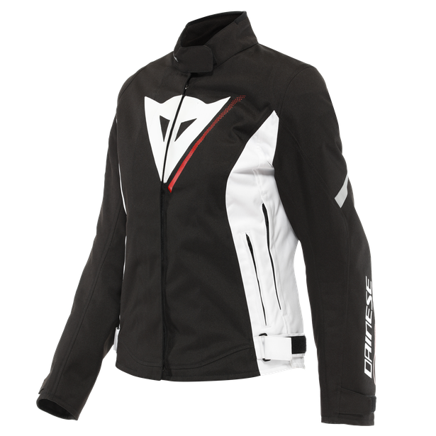 veloce-lady-d-dry-jacket-black-white-lava-red image number 0