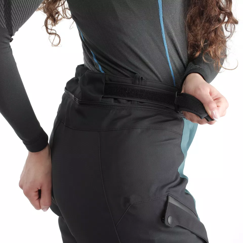 MANGEN ABSØLUTESHELL™ PRO - PANTALON MOTO TOURING FEMME - DARK SEA/BLACK - 9