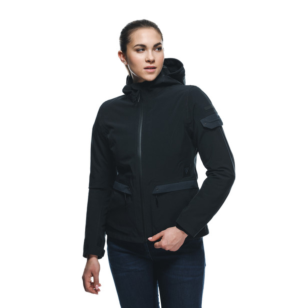 centrale-abs-luteshell-pro-giacca-moto-impermeabile-donna-black image number 12