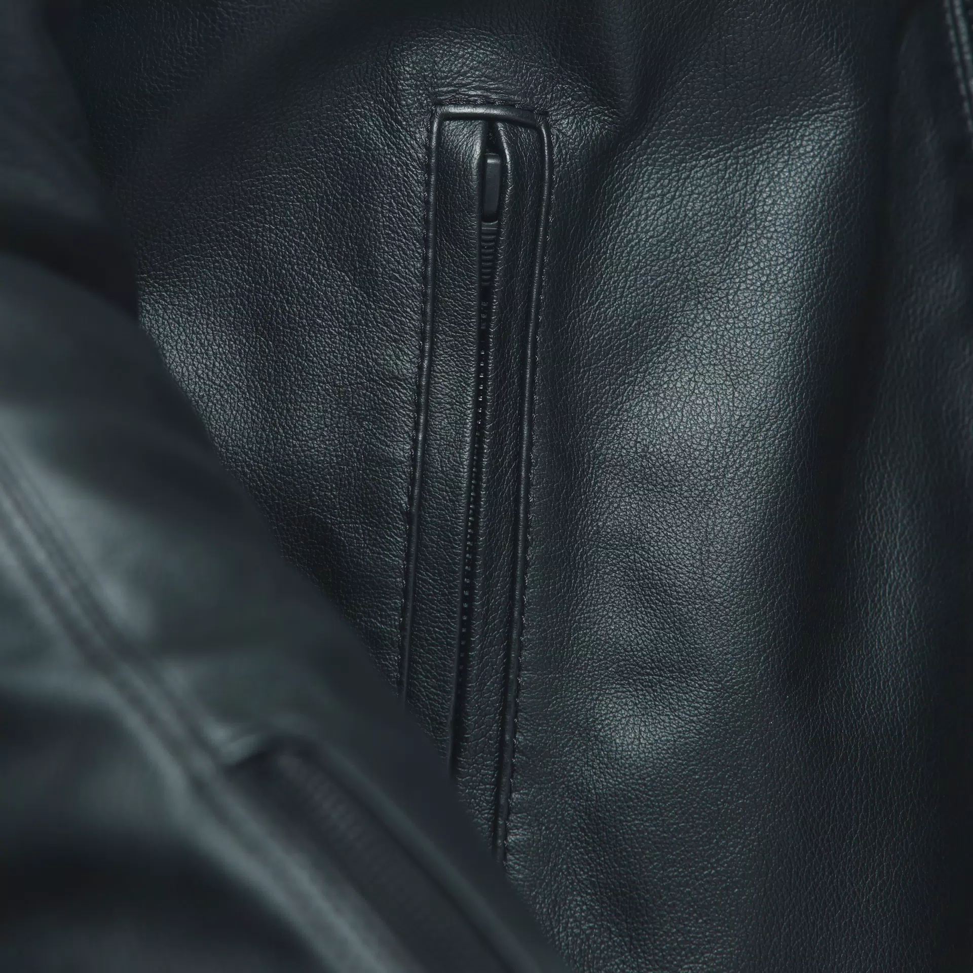ZAURAX CHAQUETA DE CUERO MOTO HOMBRE