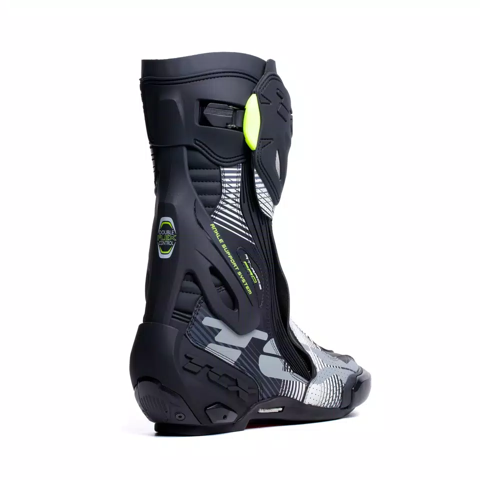 RT-RACE PRO AIR MEN'S MOTORCYCLE RACING BOOTS - BLACK/WHITE/GREY -  - 3