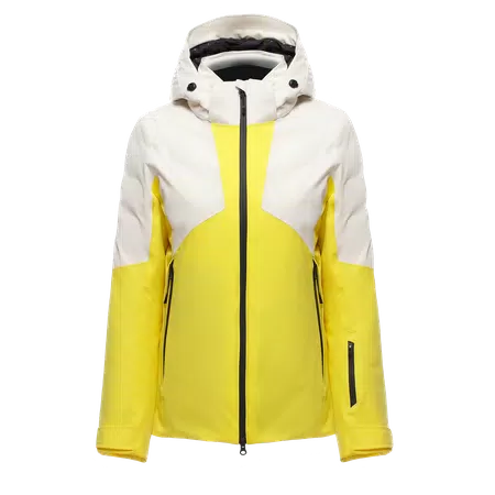 ZIVES AEROSENSE-DRY - WOMEN'S PADDED JACKET - LILY WHITE/EMPIRE YELLOW - 1
