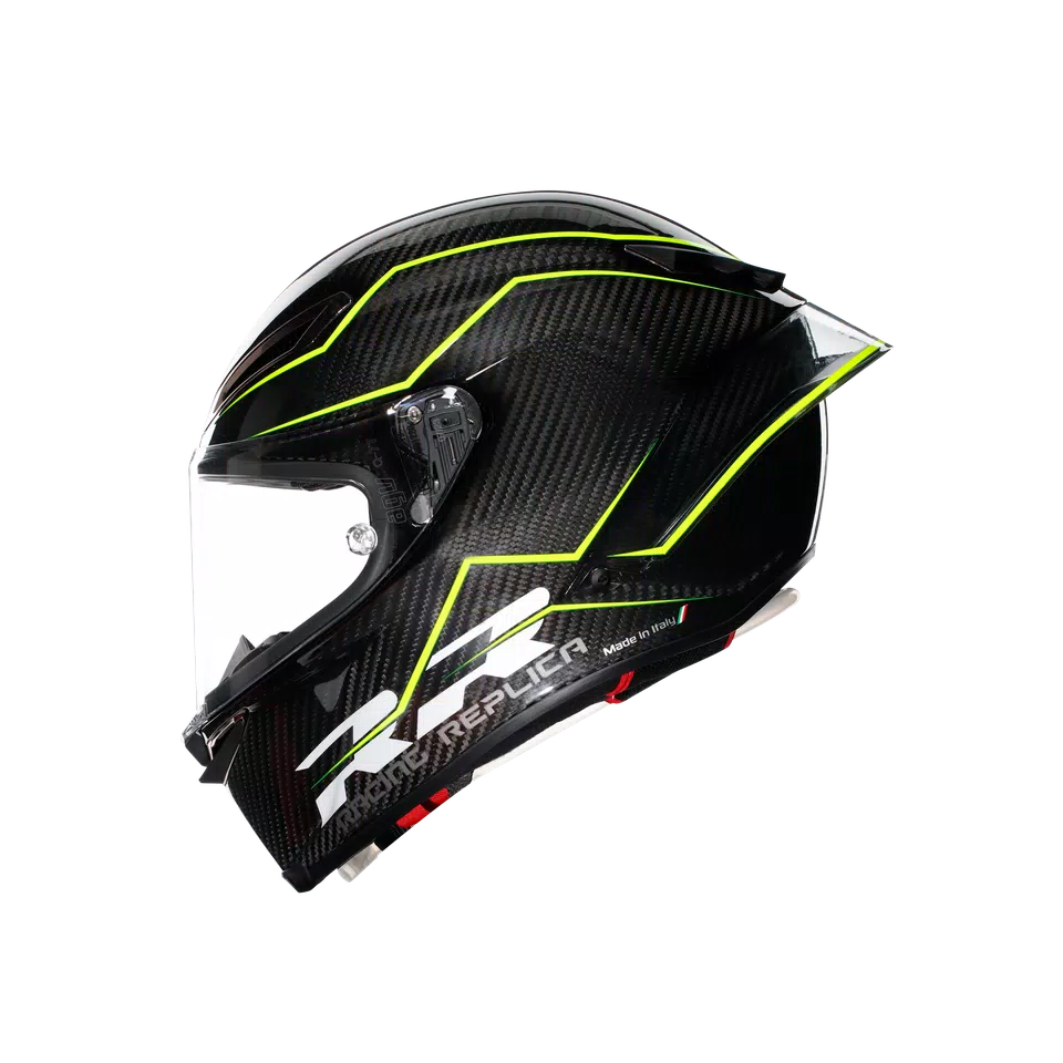 PISTA GP RR PERFORMANTE CARBON/LIME - MOTORBIKE FULL FACE HELMET E2206 DOT -  - 4