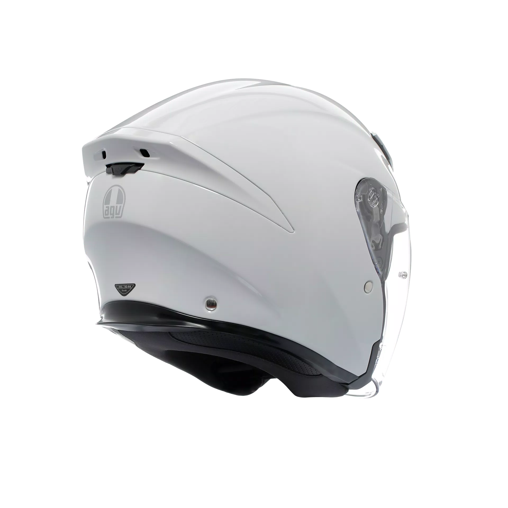 K5 JET EVO MONO STELVIO WHITE - CASCO MOTO JET E2206