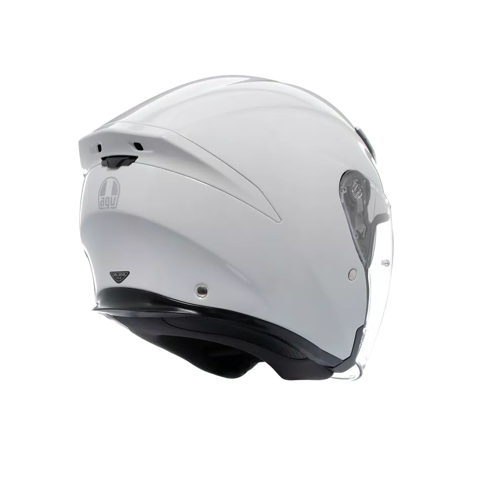 K5 JET EVO MONO STELVIO WHITE - MOTORBIKE OPEN FACE HELMET E2206 -  - 6