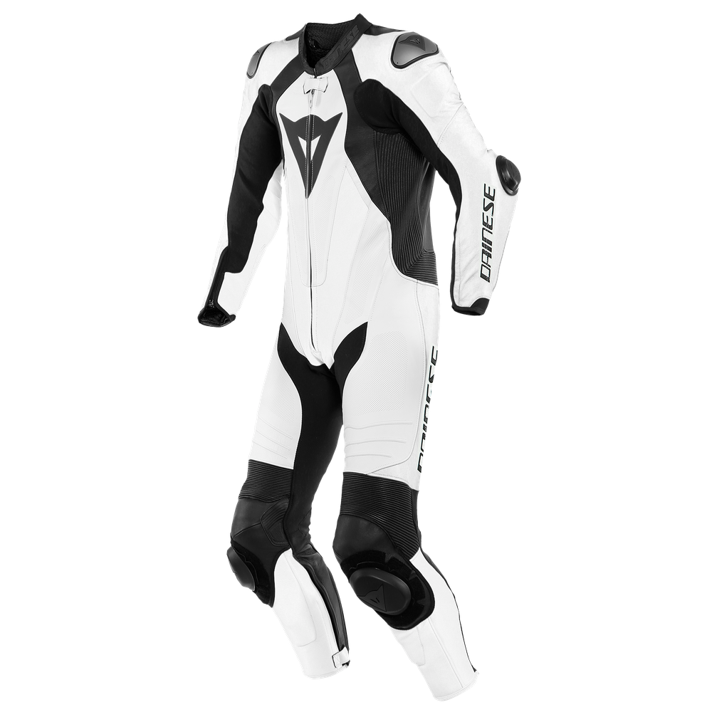 laguna-seca-5-combinaison-moto-racing-en-cuir-une-pi-ce-homme-white-black image number 0