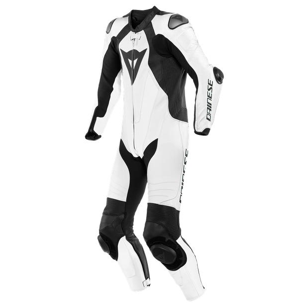 laguna-seca-5-1pc-leather-suit-perf-white-black image number 0
