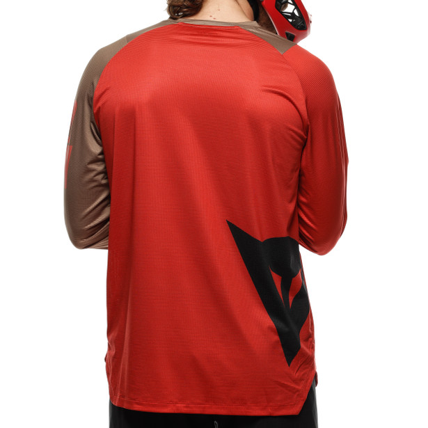 hg-aer-jersey-ls-camiseta-bici-manga-larga-hombre-red-brown-black image number 6