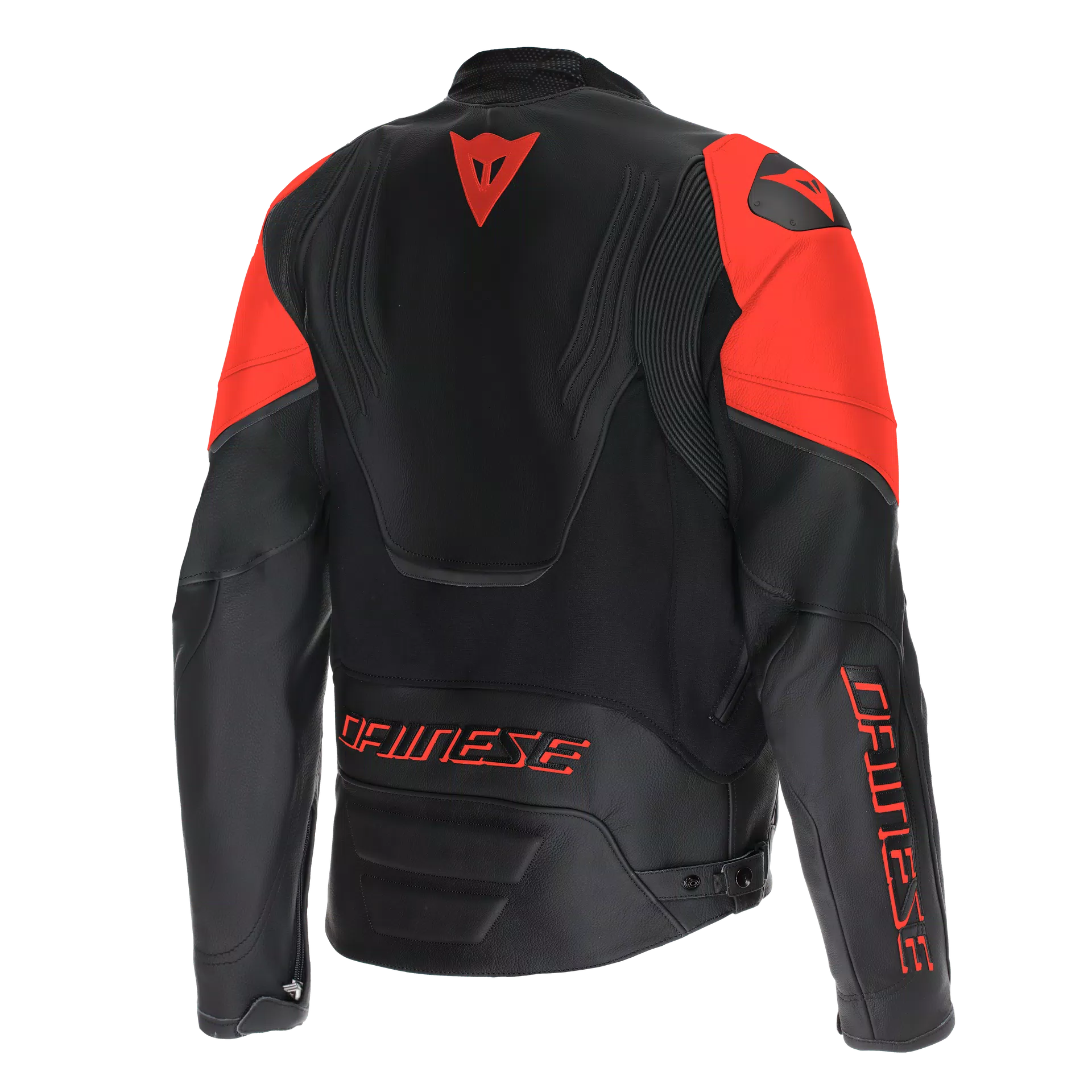 RACING 5 - MEN LEATHER MOTORCYCLE JACKET | BLACK/BLACK/RED RACING 5 - MEN LEATHER MOTORCYCLE JACKET | BLACK/BLACK/RED