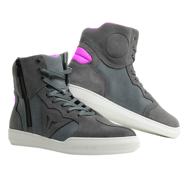METROPOLIS LADY SHOES ANTHRACITE/FUCHSIA- Textile