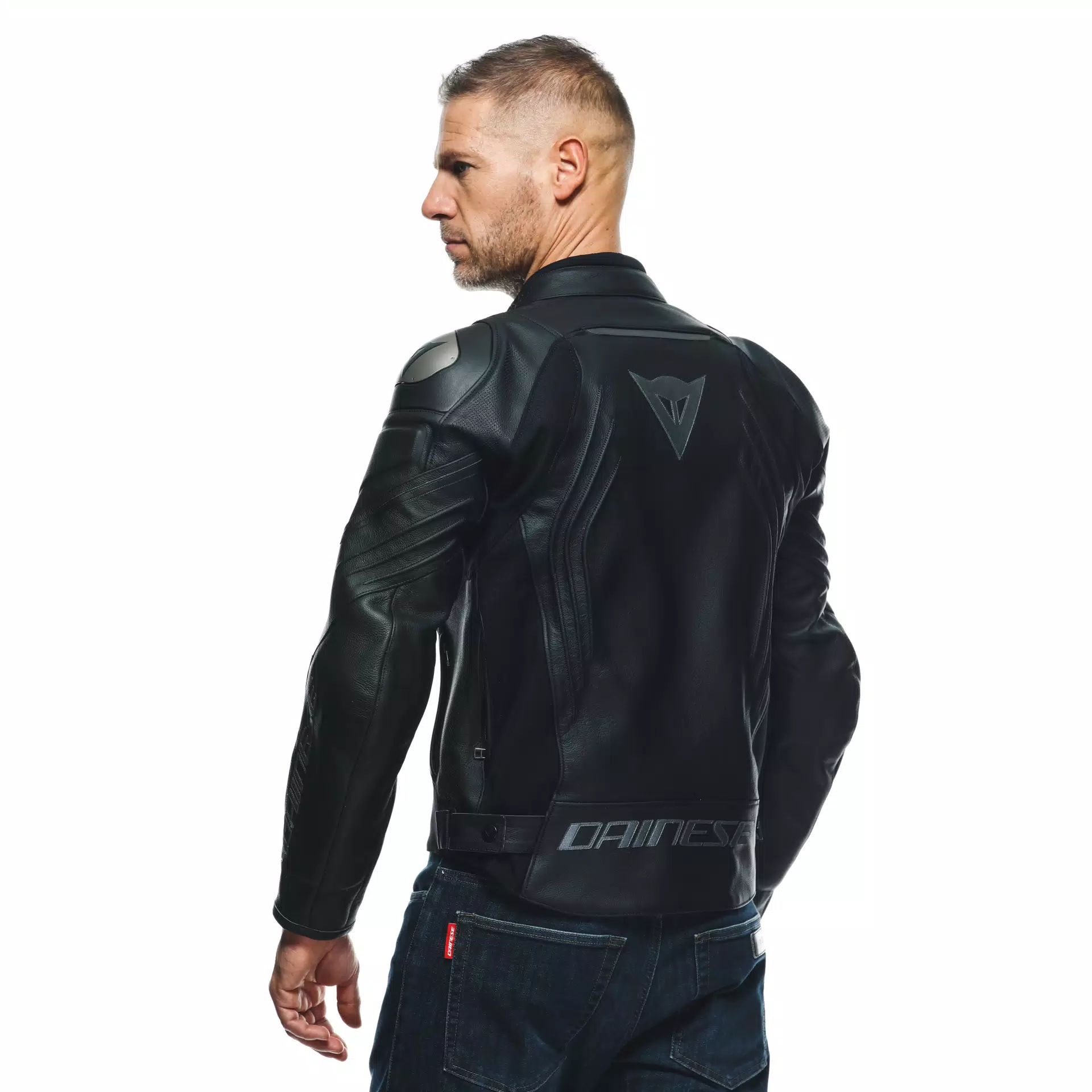 ESSENTIAL RACING LEATHER PERF. JACKET