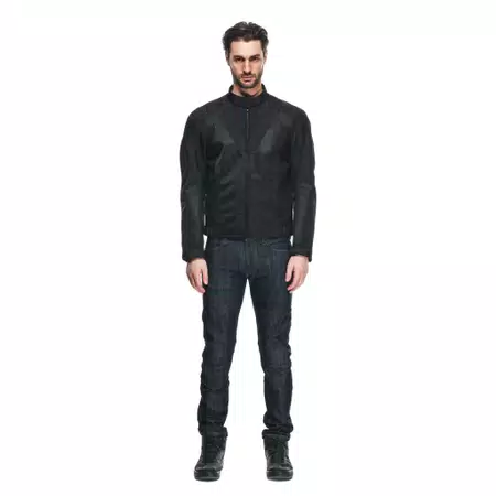 LEVANTE AIR TEX - MEN'S SUMMER MOTORCYCLE JACKET IN FABRIC - BLACK/BLACK/BLACK - 2