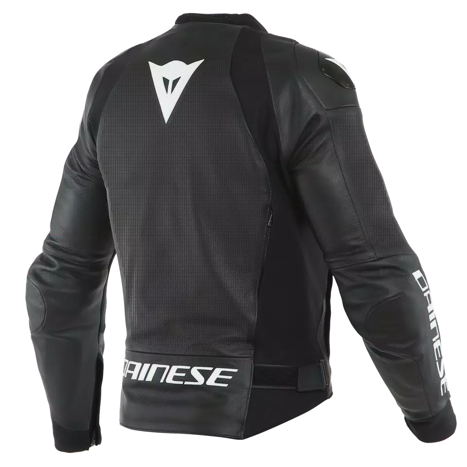 SPORT PRO - MEN'S MOTORCYCLE PERFORATED LEATHER JACKET
