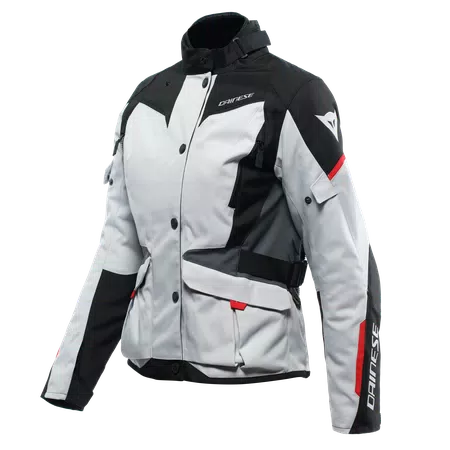 TEMPEST 3 D-DRY®- GIACCA MOTO IMPERMEABILE DONNA - GLACIER-GRAY/BLACK/LAVA-RED - 1