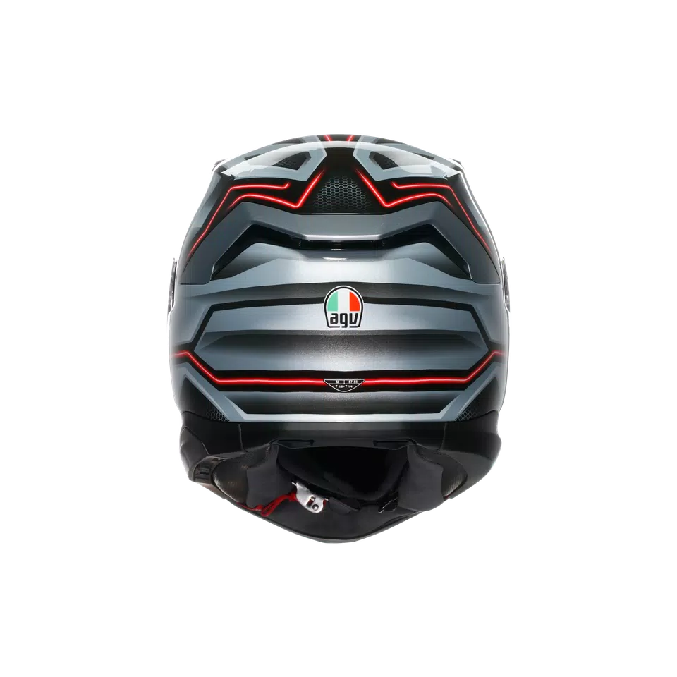 K7 AGV E2206 MPLK - JAEGER BLACK/SILVER -  - 5