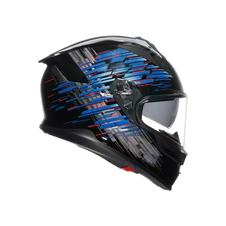 K7 AGV E2206 MPLK - GENISYS MATT BLACK/BLUE/GREY -  - 3
