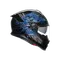 K7 AGV E2206 MPLK - GENISYS MATT BLACK/BLUE/GREY