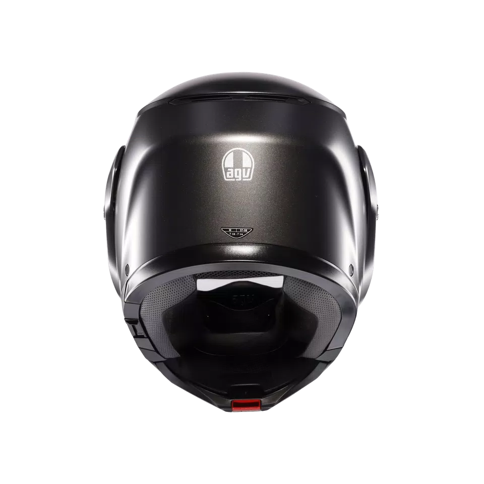 STREETMODULAR MONO MATT ASFALTO GREY - MOTORBIKE FLIP UP HELMET E2206 -  - 5