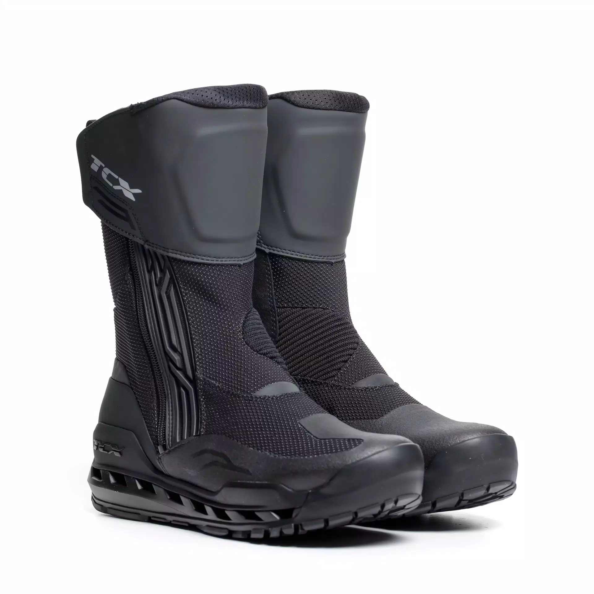CLIMA 2 SURROUND GORE-TEX&reg; MEN'S WATERPROOF MOTORCYCLE BOOTS - BLACK/DARK GREY 