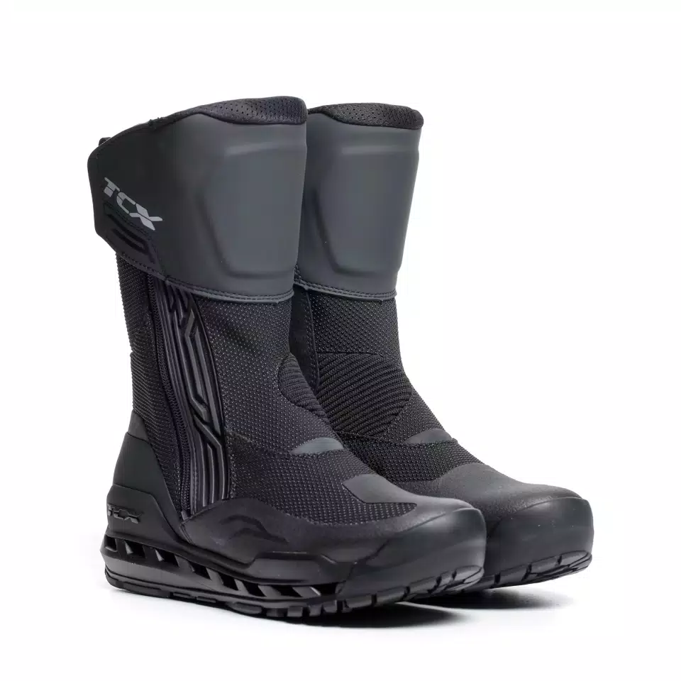 CLIMA 2 SURROUND GORE-TEX® MEN'S WATERPROOF MOTORCYCLE BOOTS - BLACK/DARK GREY  -  - 1