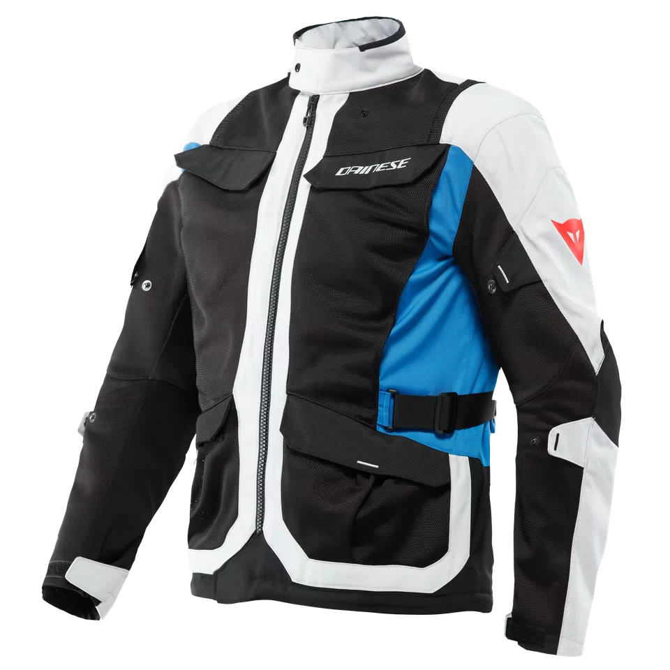 DESERT TEX JACKET GLACIER GRAY BLACK PERFORMANCE BLUE Dainese