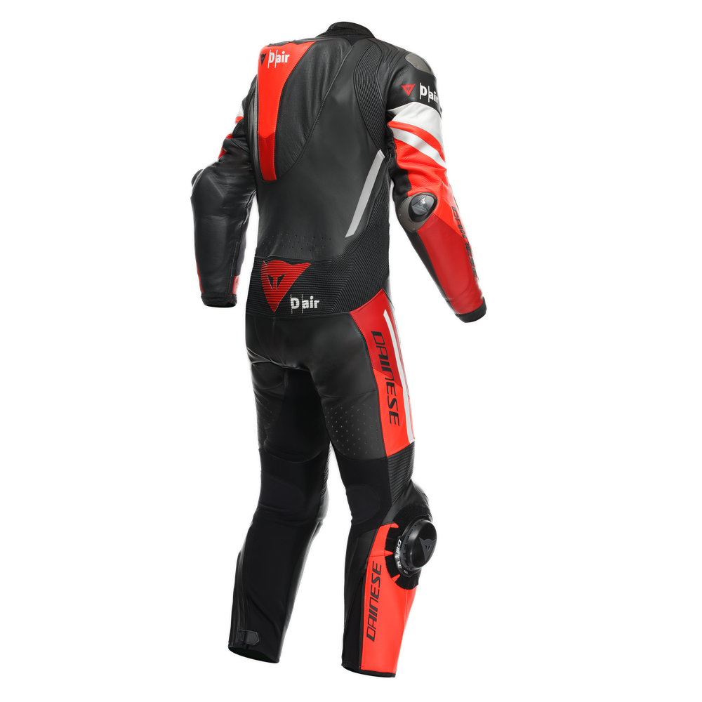 misano-3-perf-d-air-1pc-leather-suit-black-red-fluo-red image number 1