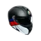 SPORTMODULAR LAYER CARBON/RED/BLUE -  MOTORBIKE FLIP UP HELMET E2205