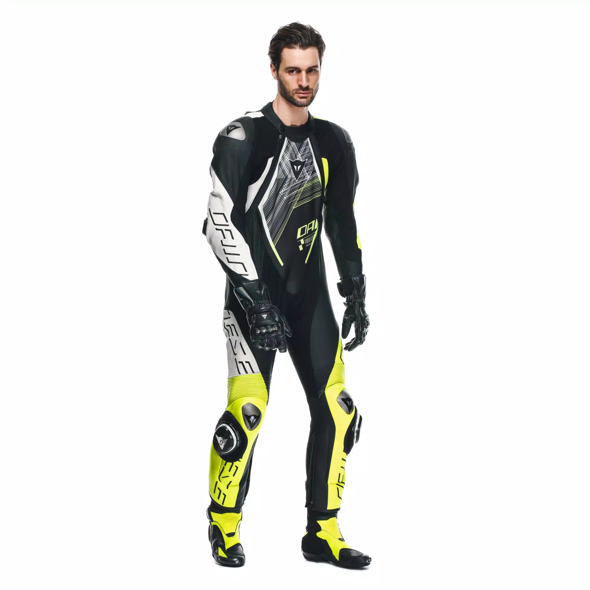 AUDAX D-ZIP - MEN'S 1-PIECE MOTORCYCLE PERFORATED LEATHER SUIT