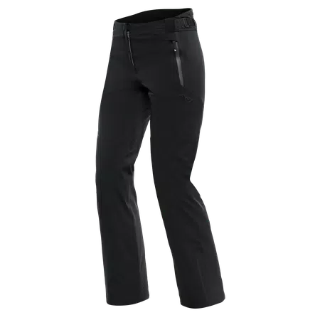 WOMEN'S ESSENTIAL PISTE SKI PANTS - BLACK - 1