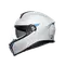 TOURMODULAR FREQUENCY LIGHT GREY/BLUE - MOTORBIKE FLIP UP HELMET E2206