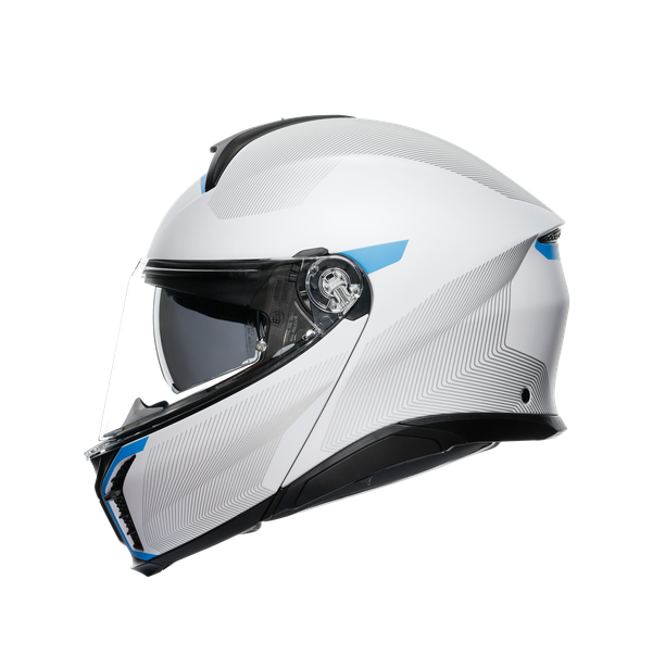 tourmodular-frequency-light-grey-blue-casco-moto-modular-e2206 image number 3