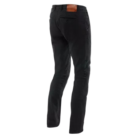 CHINOS - MEN TAPERED MOTORCYCLE PANTS - BLACK - 2