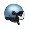MOMODESIGN FGTR EVO - JET HELMET WITH DUAL VISOR E2206 - MONO MATT SPRING BLUE/SILVER